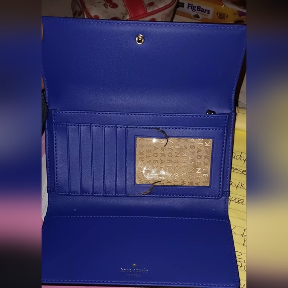 Periwinkle Blue Kate Spade Stacey Wallet - Picture 3 of 5